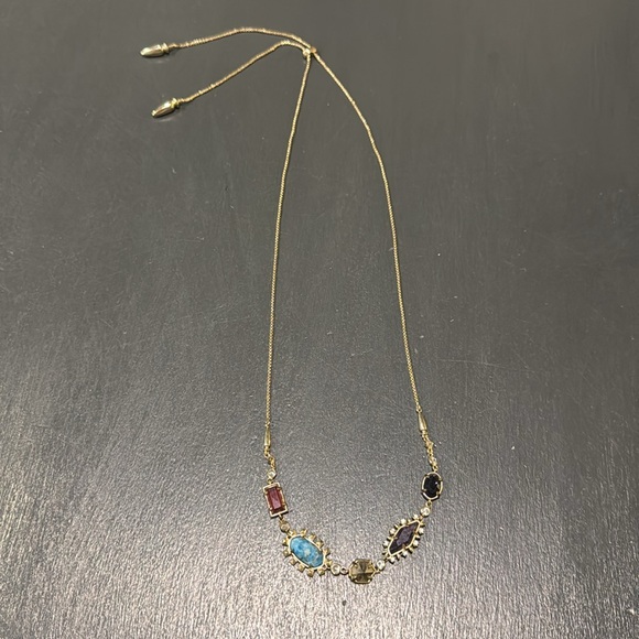Kendra Scott June Long Necklace in Brass - Picture 4 of 6